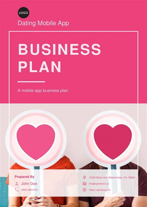 business plan dating app